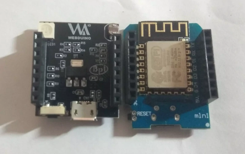 Webduino Smart vs Wemos Mini ESP8266