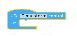board simulator Blockly for Webduino